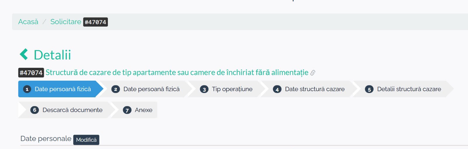 Pașii solicitării de clasificare în SITUR